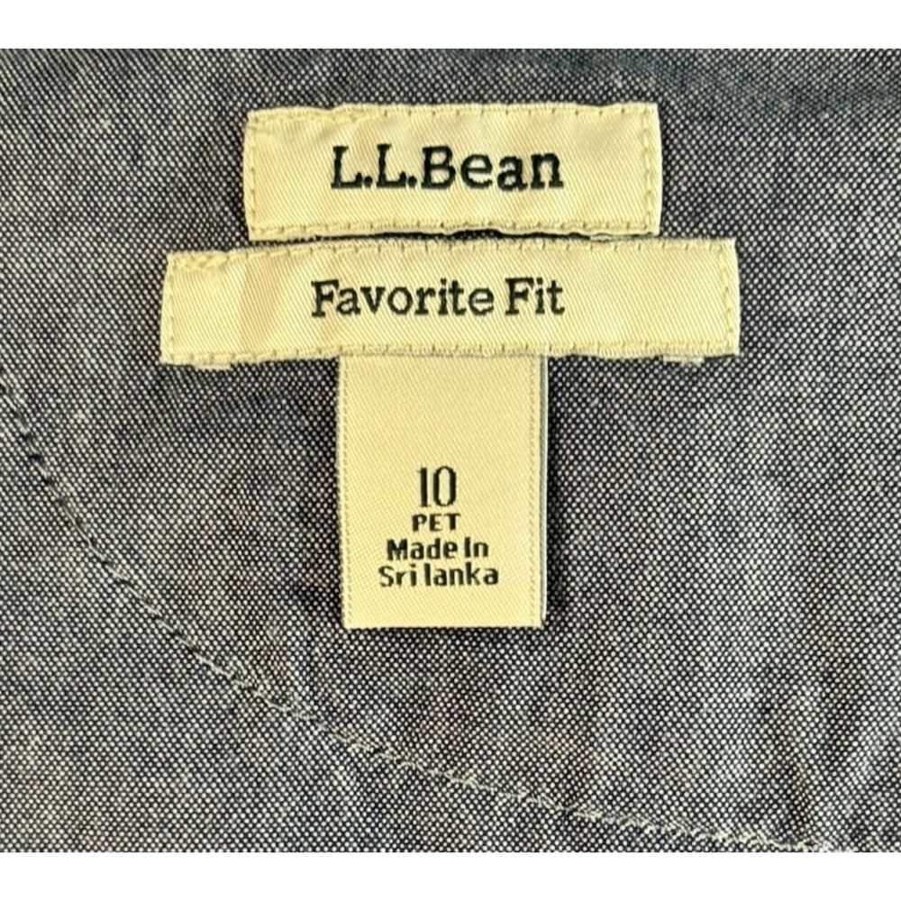 LL Bean Skirt Women's  Light Brown Corduroy Retro 5 Pocket Style Size 10 Petite - Picture 8 of 12